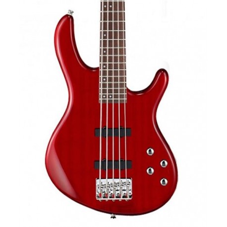 Cort Bajo ElÃ©ctrico Rojo De 5 Cuerdas ACTION BASSVPLUS TR