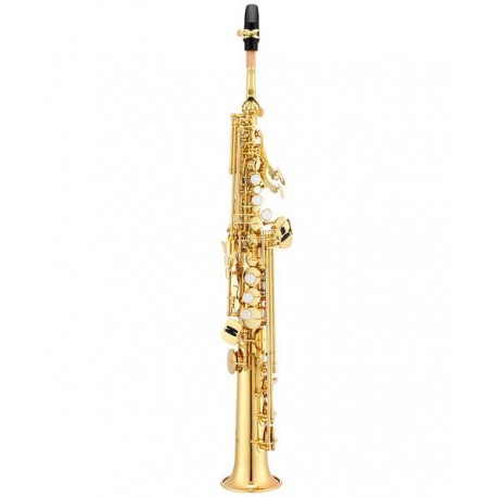 Jupiter SaxofÃ³n Soprano Si Bemol Laqueado con Estuche JSS1000