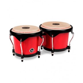 Latin Percussion Bongos LP601NY-DW de 6" y 7" De Madera Vino