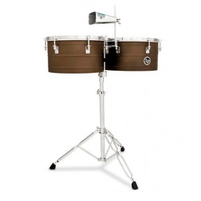 Latin Percussion Timbales 14" y 15" M258 Matador Recubierto con Atril