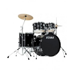 Tama BaterÃ­a De 5 Piezas Negra Con Atriles, Asiento Y Platillos SG52KH6C-BK Stagestar