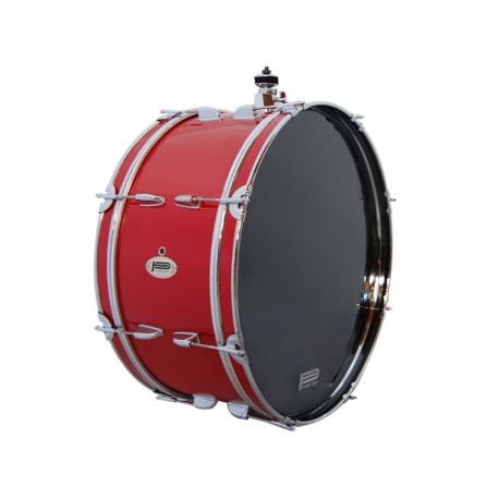 Powerbeat Bombo 24" x 10" Rojo con Baqueton CAS-2410 RD