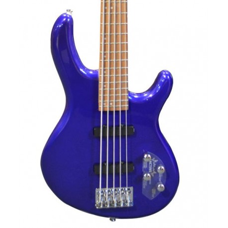 Cort Bajo ElÃ©ctrico De 5 Cuerdas Azul ACTION BASS V PLUS BL