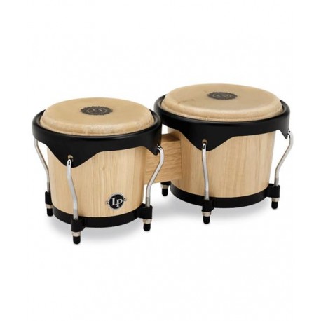 Latin Percussion Bongos Natural LP601NY-AW City