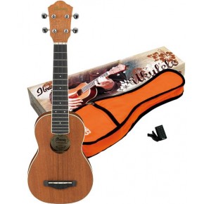 Ibanez Ukelele Soprano Caoba Con Funda Y Afinador IUKS5