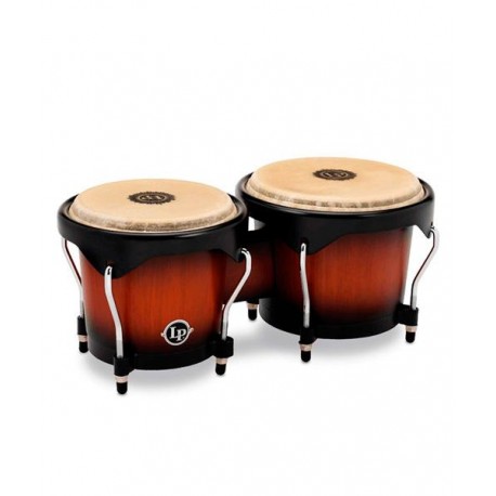 Latin Percussion Bongos LP601NY-VSB 6" y 7" de Madera Sombreado