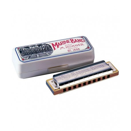 Hohner ArmÃ³nica DiatÃ³nica Si Mayor M1896126X Marine Band